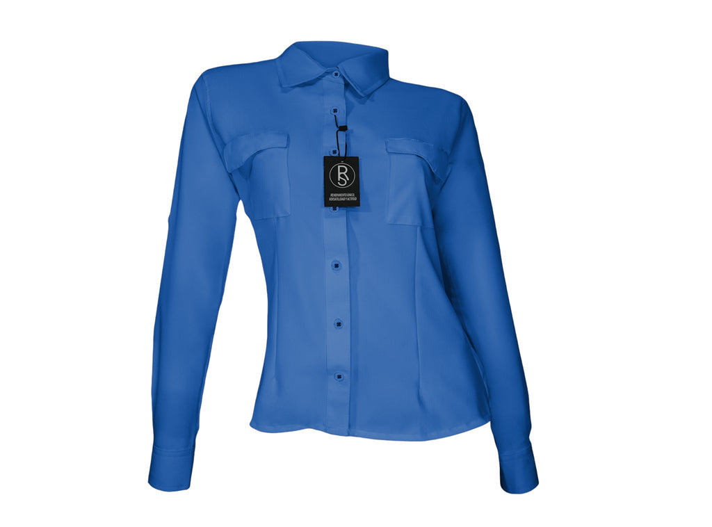 Camisa Mujer Azul Claro
