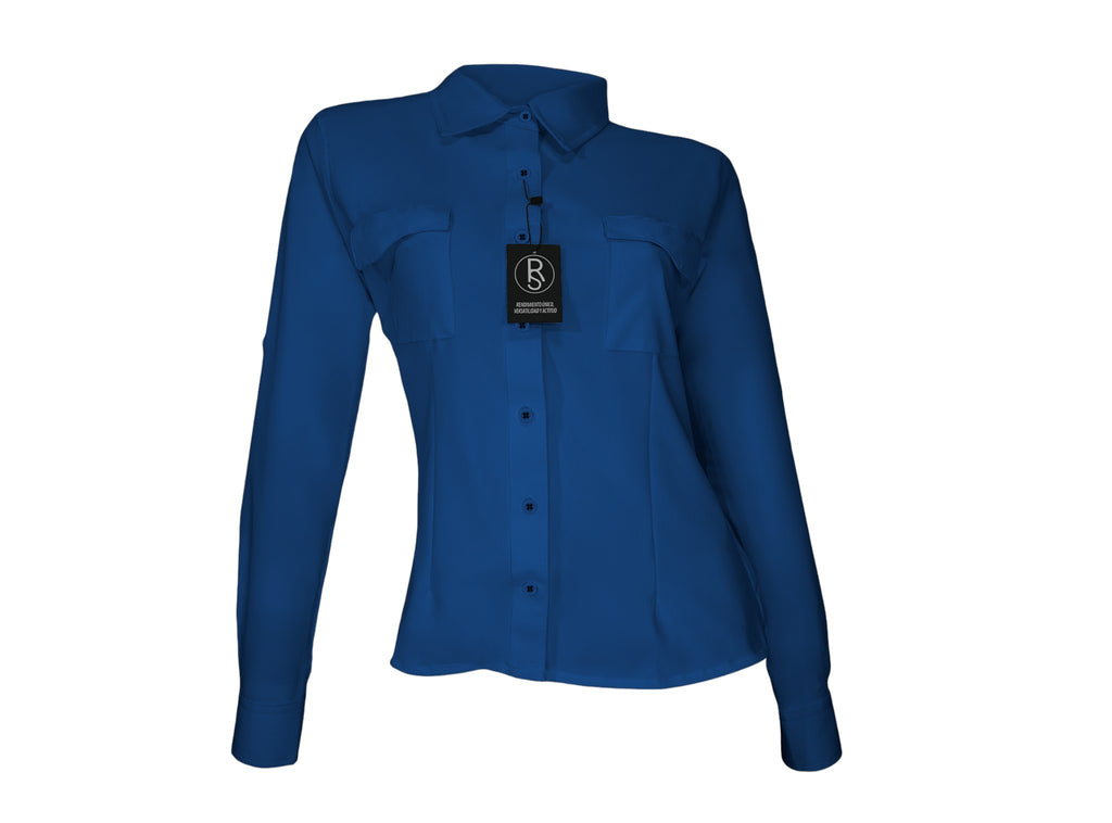 Camisa Mujer Azul Fuerte