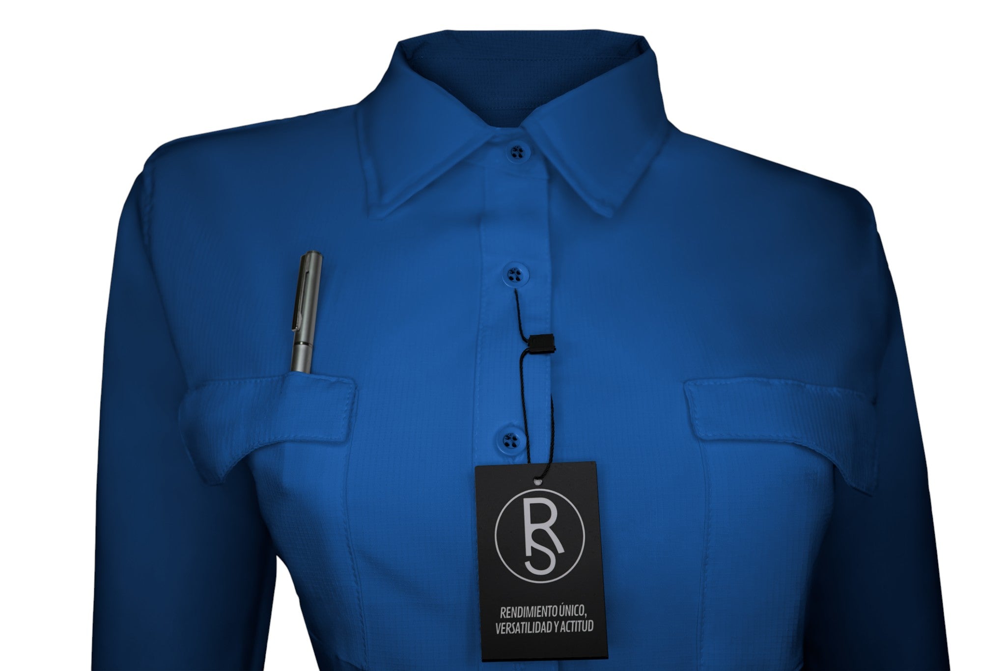 Camisa Mujer Azul Fuerte