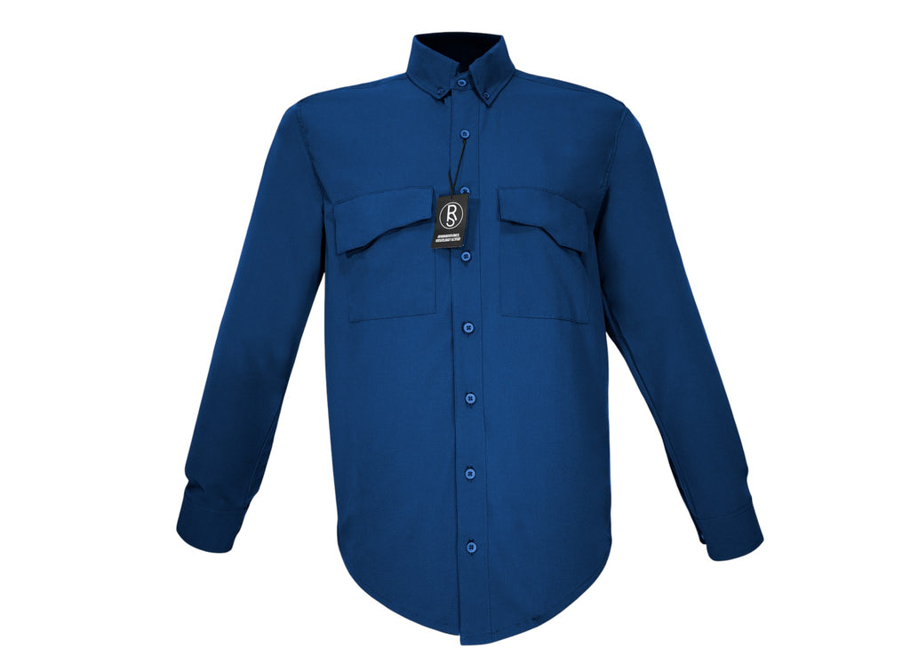 Camisa Hombre Azul Fuerte