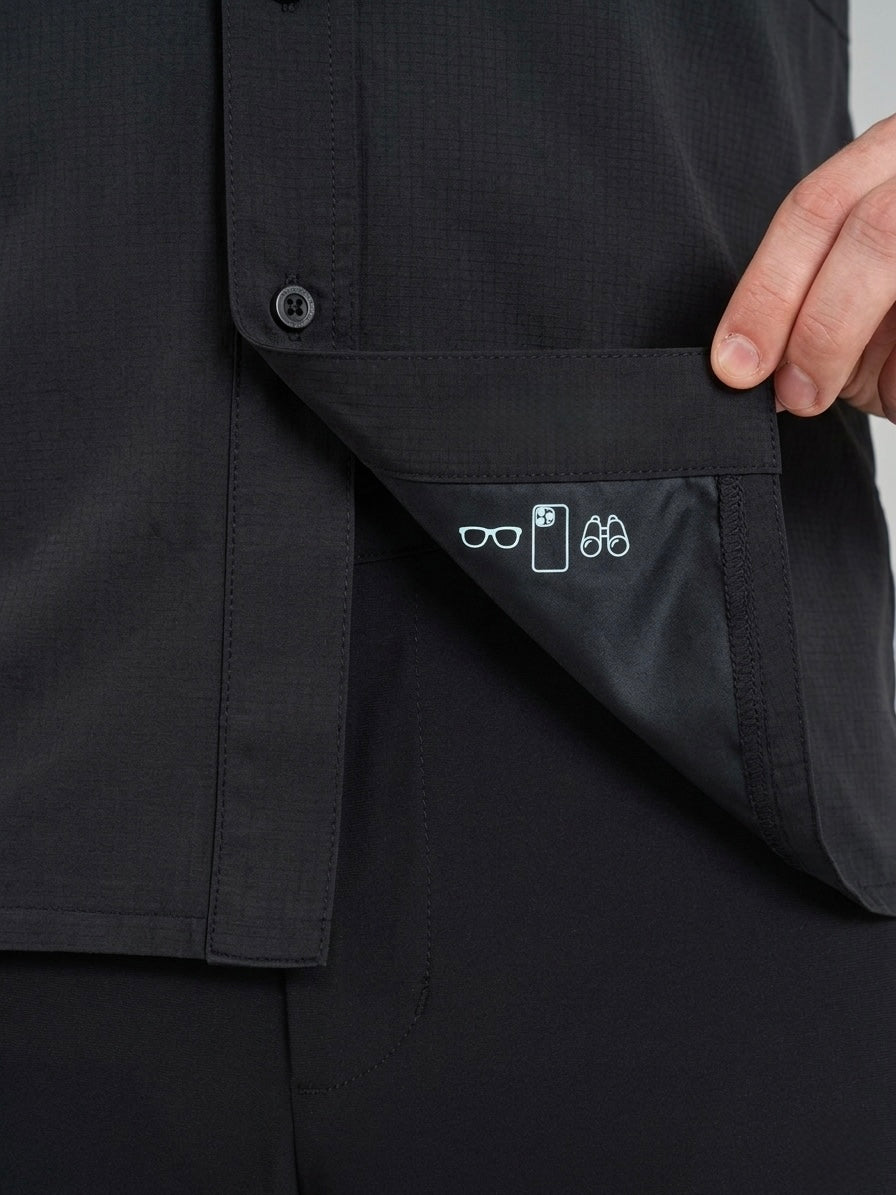 Camisa Hombre Negro