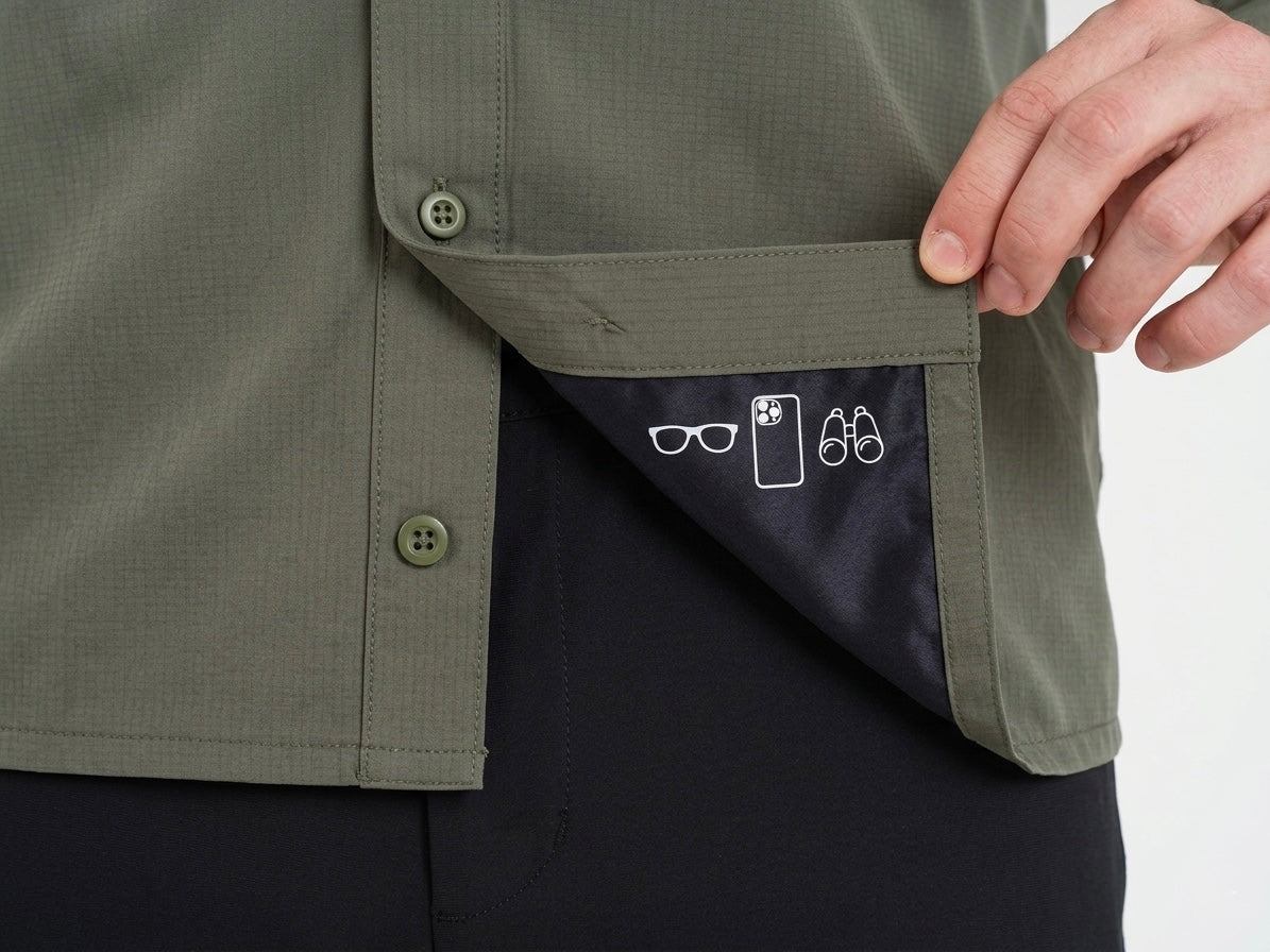 Camisa Hombre Verde