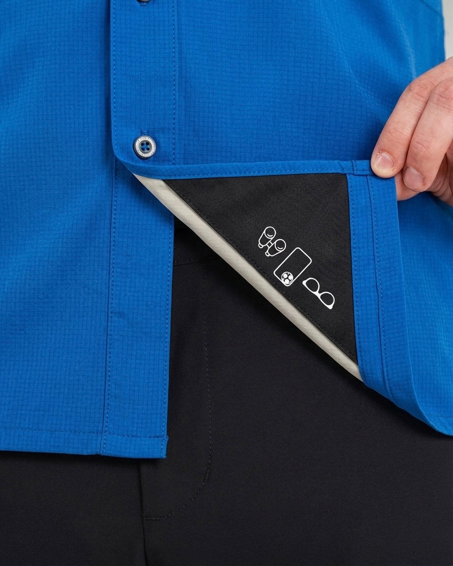 Camisa Hombre Azul Claro